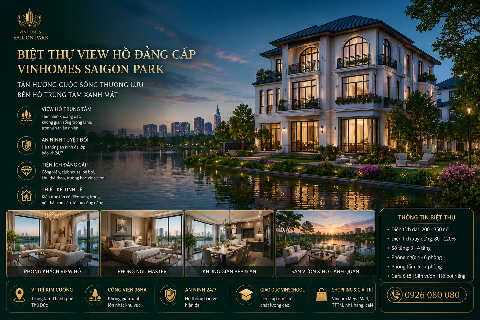 BIỆT THỰ VINHOMES SAIGON PARK