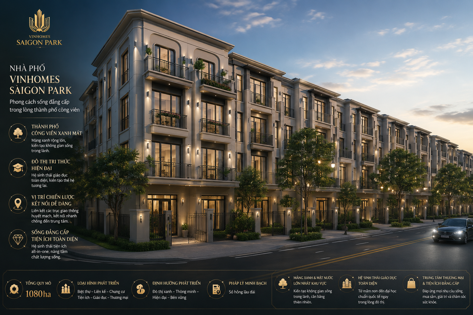NHÀ PHỐ VINHOMES SAIGON PARK